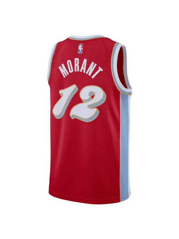 Спортивная футболка memphis grizzlies 2024/25 city edition jersey 'ja morant' Nike — изображение 2 из 2, красный