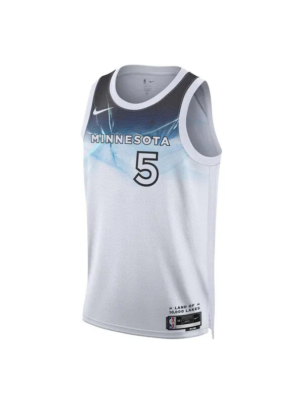 Спортивная футболка minnesota timberwolves 2024/25 city edition jersey 'anthony edwards' Nike — изображение 1 из 2, белый
