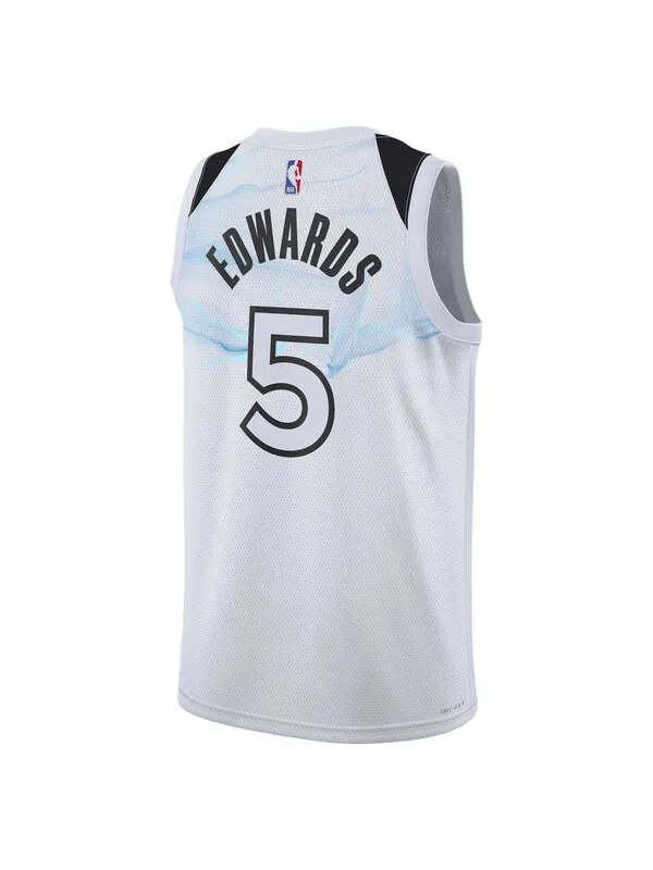 Спортивная футболка minnesota timberwolves 2024/25 city edition jersey 'anthony edwards' Nike — изображение 2 из 2, белый