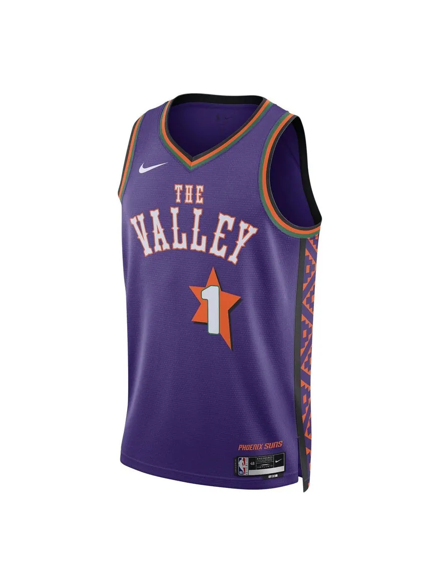 Джерси Nike Phoenix Suns 2024/25 City Edition Jersey 'Devin Booker' — изображение 1 из 2, фиолетовый