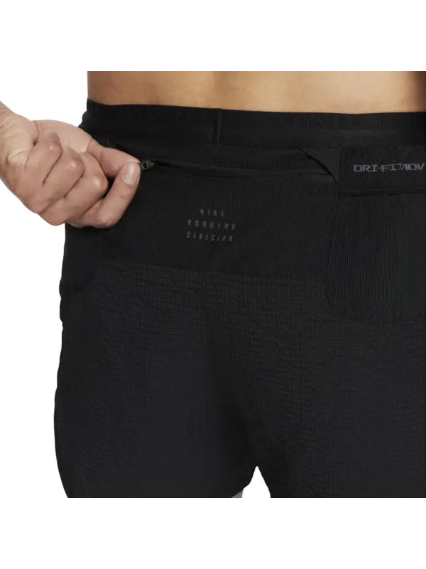 Шорты dri-fit adv running division shorts 'black' Nike — изображение 3 из 4, черный