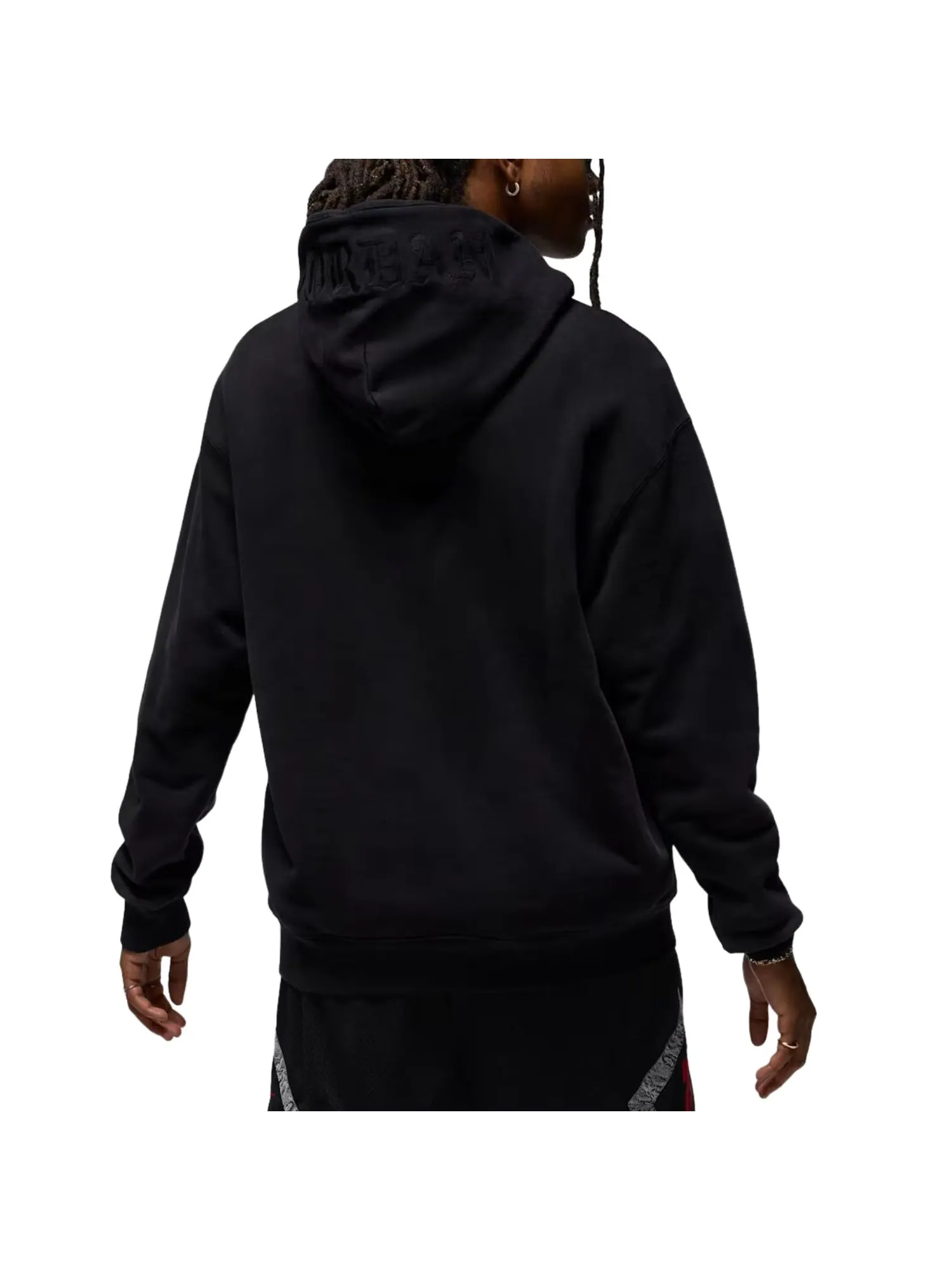 Худи Air Jordan x Awake NY Fleece 'Black Sail University Red' — изображение 2 из 3, черный//красный