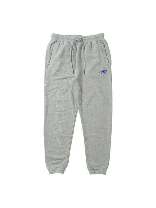 Брюки x awake ny fleece pants 'dark grey heather game royal' Air Jordan — изображение 1 из 2, темный серый