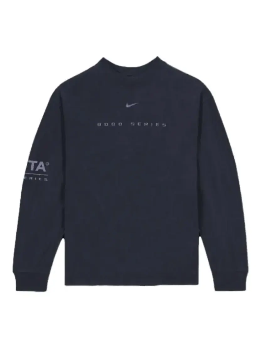 Топ Nike x NOCTA Drake 8K Peaks Long-Sleeve Mock Neck 'Navy' — изображение 1 из 1, темно-синий
