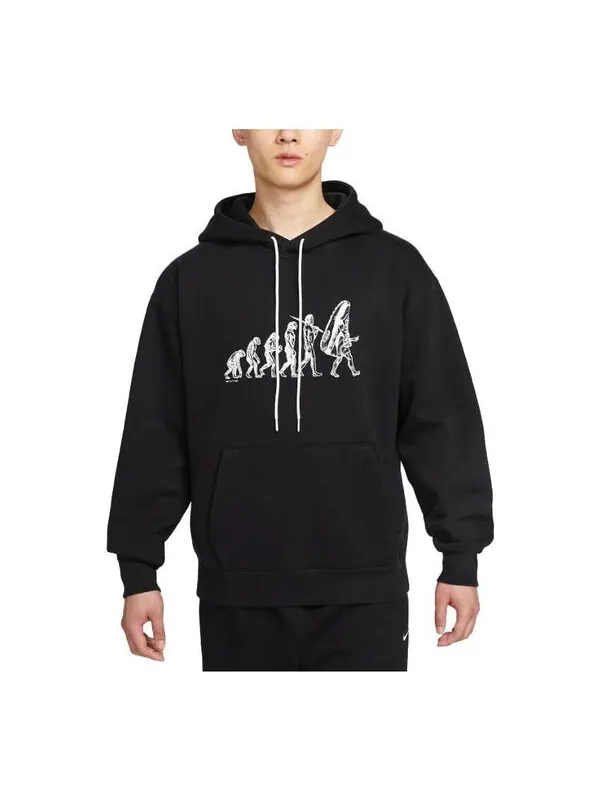 Толстовка Nike Sneaker Evolution Hoodie 'Black' — изображение 1 из 3, черный/мульти