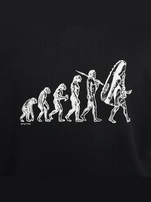 Толстовка Nike Sneaker Evolution Hoodie 'Black' — изображение 2 из 3, черный/мульти