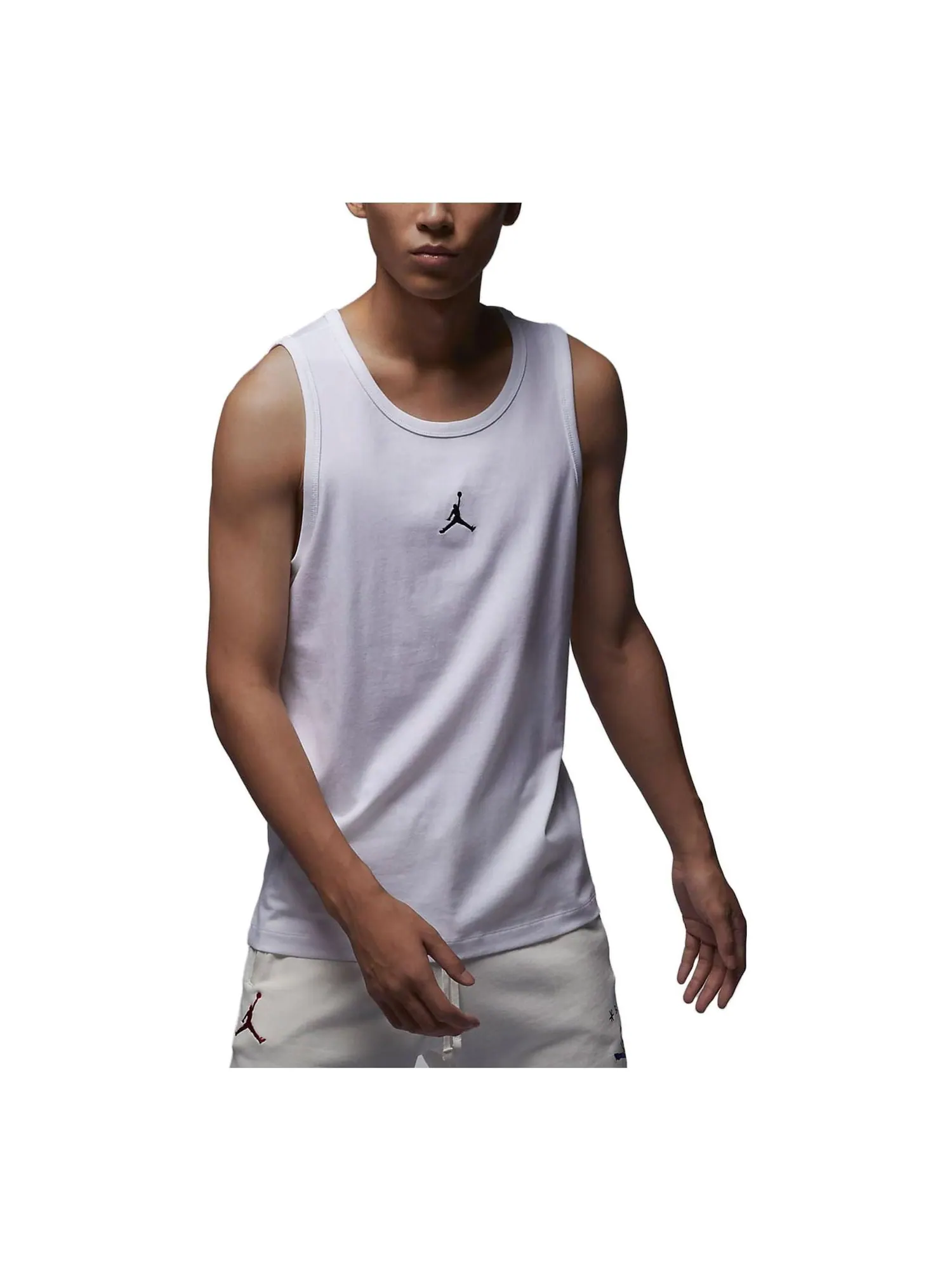 Спортивный топ Air Jordan Embroidery Logo Tank 'White' FQ6990-100 — изображение 1 из 2, белый