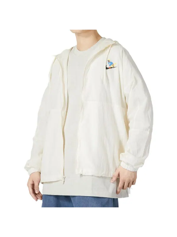 Куртка Nike Windbreaker Jacket 'White' — изображение 2 из 3, белый/мульти