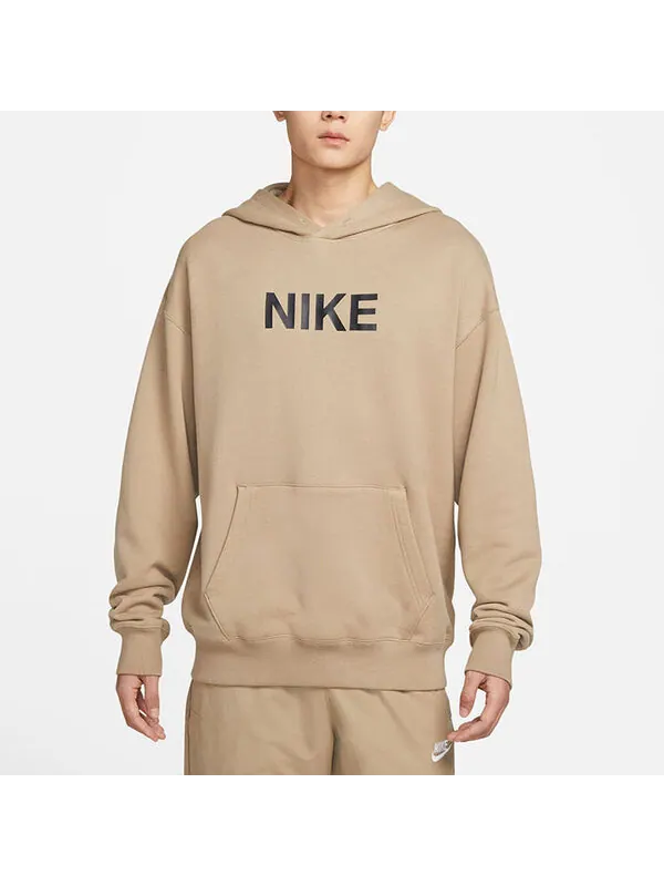 Толстовка Nike Logo Hoodie 'Khaki' — изображение 3 из 4, хаки/мульти