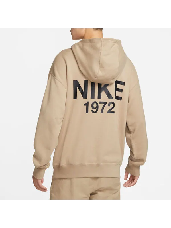 Толстовка Nike Logo Hoodie 'Khaki' — изображение 4 из 4, хаки/мульти