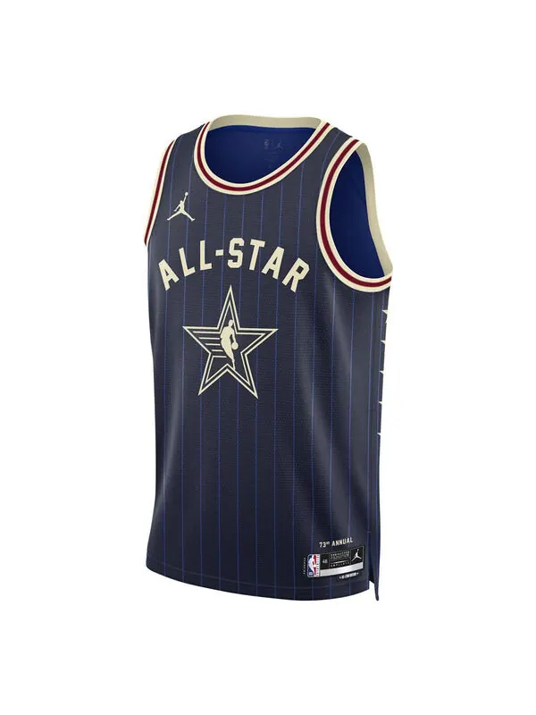 Спортивная футболка dri-fit nba all-star weekend essential swingman jersey 'tyrese haliburton' Air Jordan, темно-синий