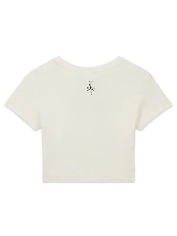 Футболка x travis scott slim t-shirt 'sail' Air Jordan — изображение 2 из 2, черный