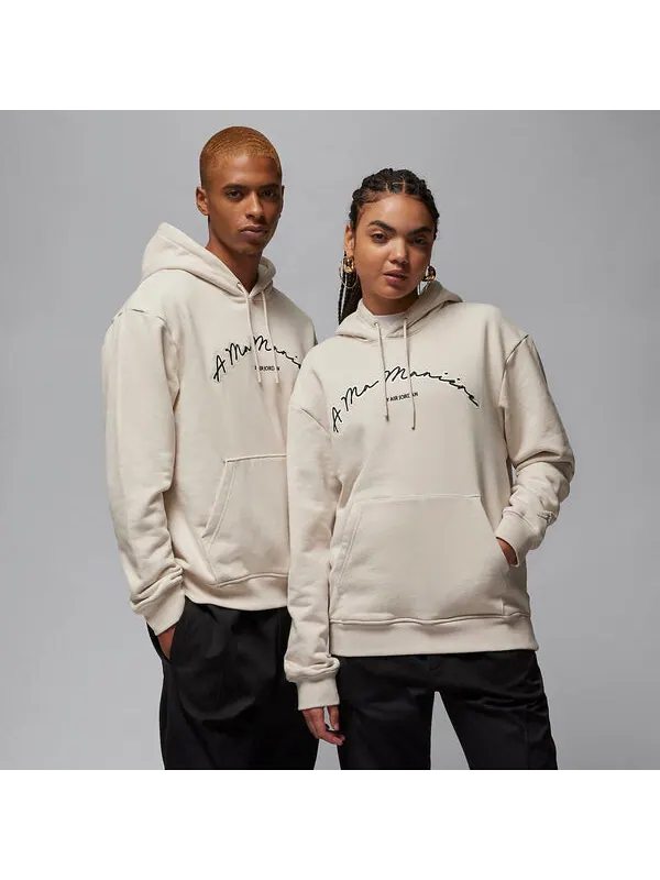 Толстовка Air Jordan x A Ma Manire Fleece Hoodie 'Light Orewood Brown' — изображение 4 из 4, светлый коричневый