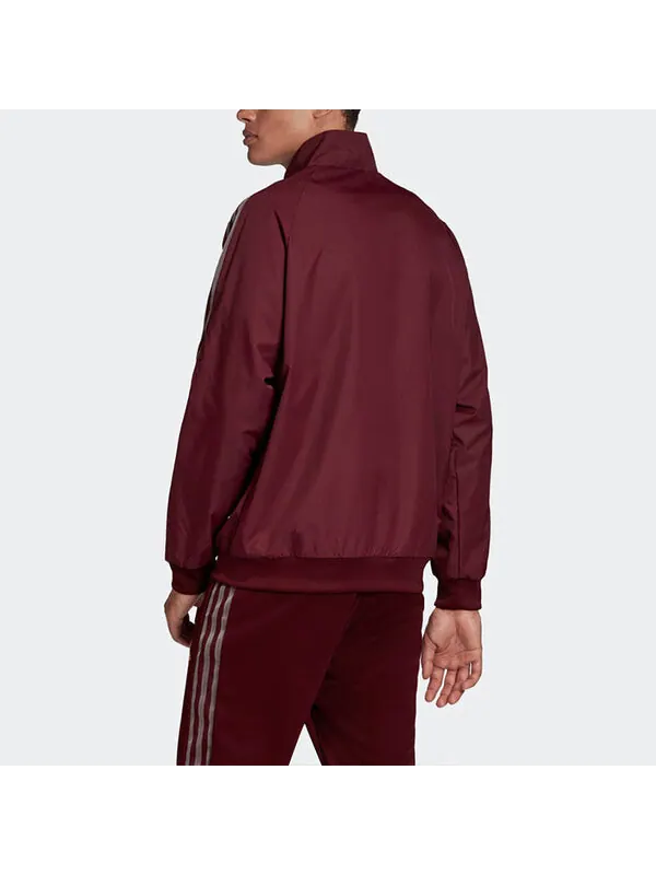 Куртка adidas Mufc Anthem Jkt 20-21 Season Manchester United Soccer/Football Jacket Purple Red — изображение 4 из 4, красный