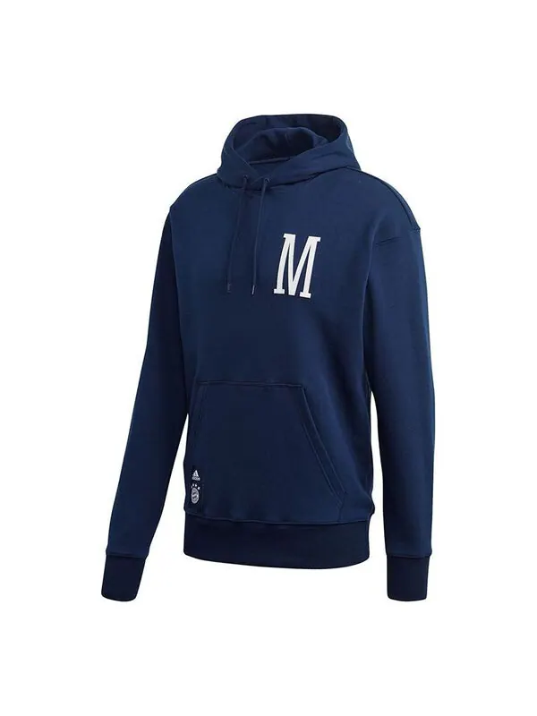 Толстовка adidas FCB SSP Bayern Munich Soccer/Football Sports Pullover Navy Blue — изображение 1 из 4, синий
