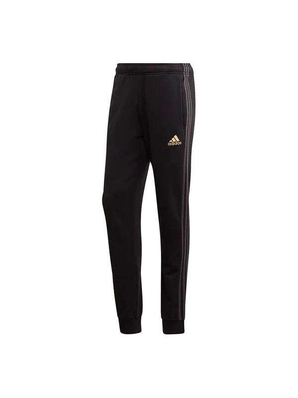Спортивные штаны adidas JUVE 3S SWT PNT Juventus Soccer/Football Sports Long Pants Black — изображение 1 из 4, черный