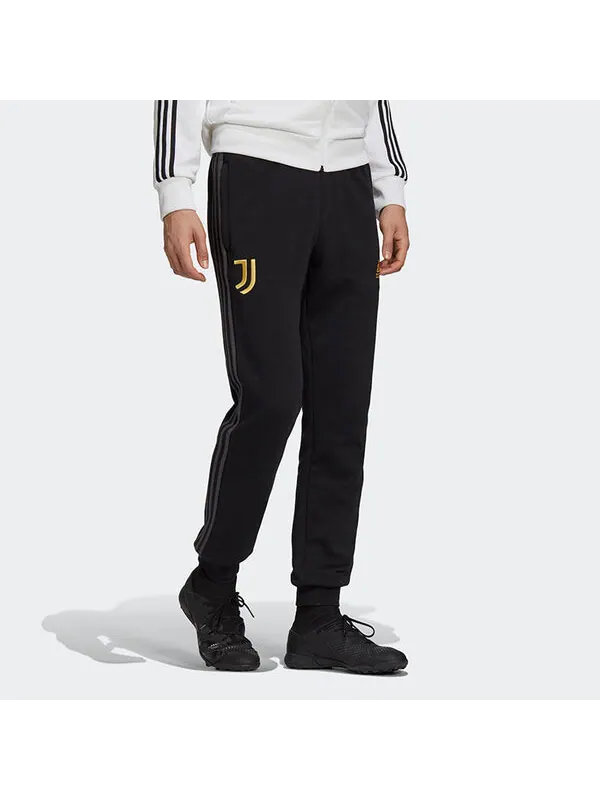 Спортивные штаны adidas JUVE 3S SWT PNT Juventus Soccer/Football Sports Long Pants Black — изображение 3 из 4, черный