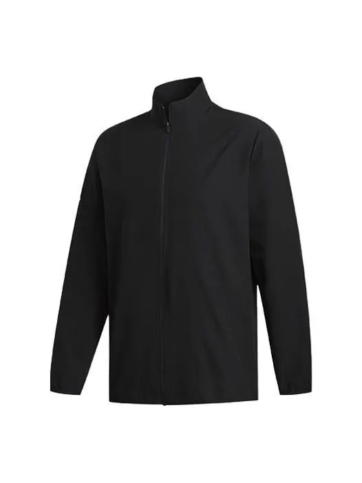 Куртка adidas Golf Sports Windproof Woven Stand Collar Jacket Black — изображение 1 из 4, черный