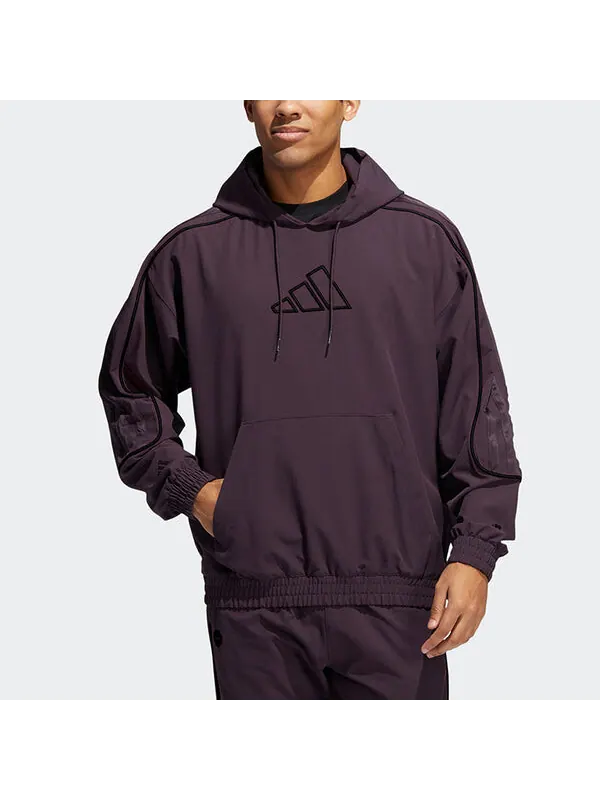 Толстовка Men's adidas Cuff James Harden Knit Sports Purple — изображение 3 из 4, фиолетовый
