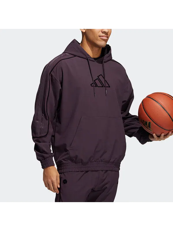 Толстовка Men's adidas Cuff James Harden Knit Sports Purple — изображение 4 из 4, фиолетовый