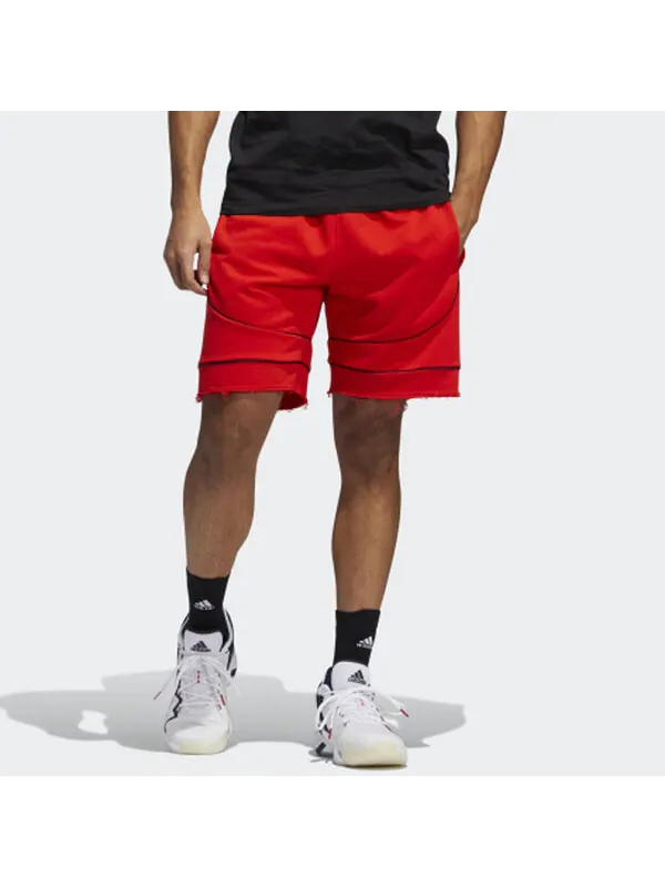 Шорты баскетбольные спортивные шорты розовые красные Adidas — изображение 4 из 4, красный