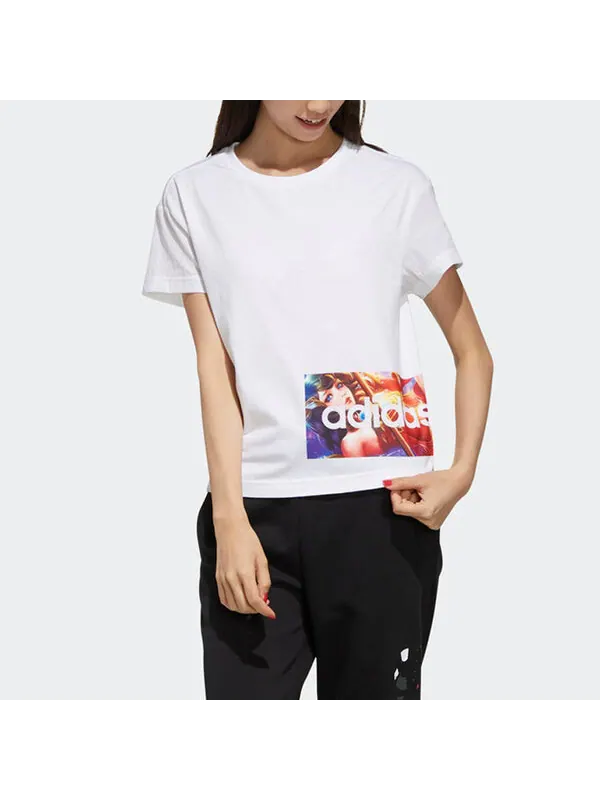 Футболка neo x king of glory футболка белая Adidas — изображение 3 из 4, белый