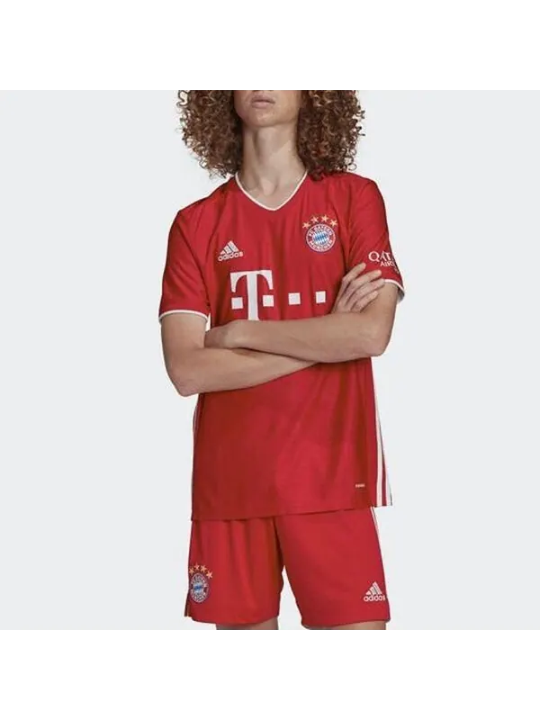 Футболка fc bayern bayern munich black home soccer/football red Adidas — изображение 3 из 4, красный