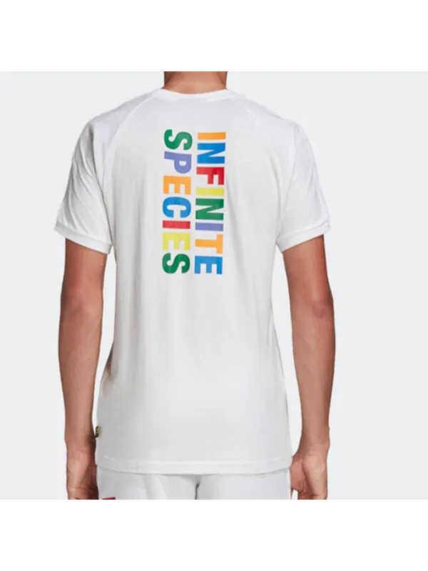 Футболка Adidas Pharrell Williams Tee 'White' — изображение 4 из 4, белый