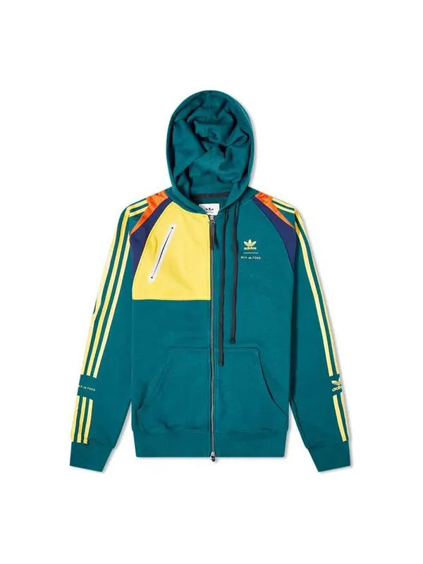 Толстовка adidas originals x BED J.W. FORD ZIP HOODY Men's Hoody Green — изображение 1 из 1, зеленый