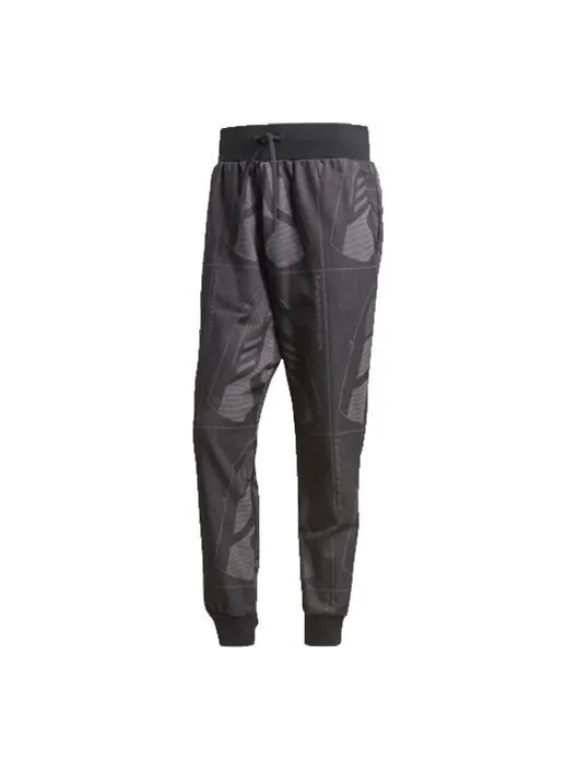 Спортивные штаны adidas M Jqrd Ftw Pant Sports Stylish Loose Bundle Feet Sports Long Pants Black — изображение 1 из 4, серый