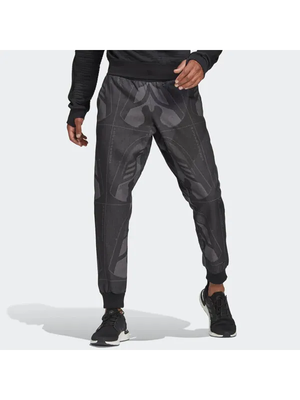 Спортивные штаны adidas M Jqrd Ftw Pant Sports Stylish Loose Bundle Feet Sports Long Pants Black — изображение 3 из 4, серый