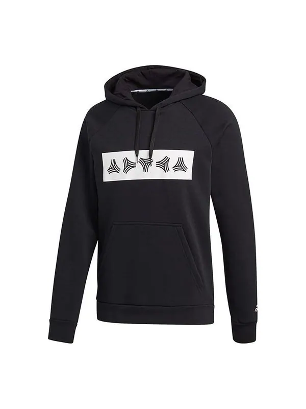 Толстовка tan sw hoody soccer/football sports training pullover black Adidas — изображение 1 из 4, черный
