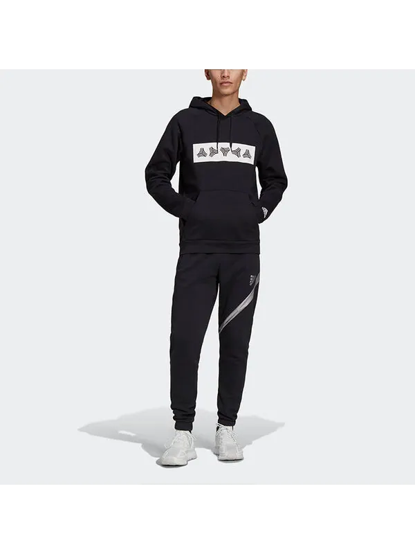 Толстовка tan sw hoody soccer/football sports training pullover black Adidas — изображение 3 из 4, черный