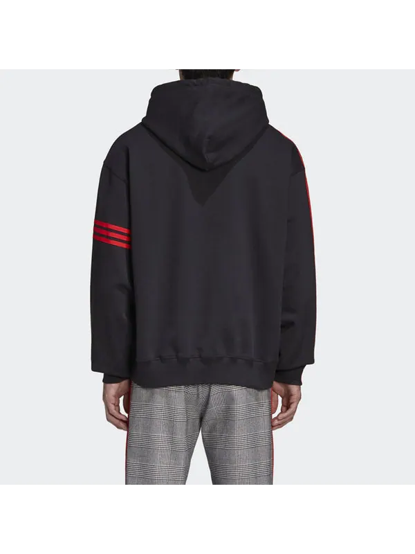 Толстовка men's originals x 424 r.y.v. crossover asymmetric black Adidas — изображение 4 из 4, черный