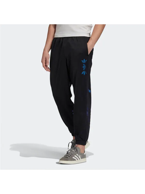 Спортивные штаны adidas originals Zeno Track Pants Logo Printing Sports Pants Black — изображение 3 из 4, черный