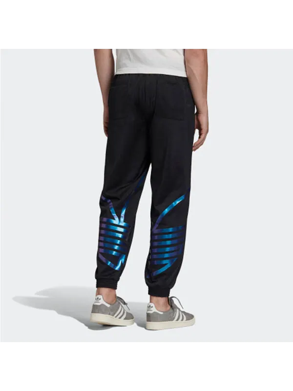 Спортивные штаны adidas originals Zeno Track Pants Logo Printing Sports Pants Black — изображение 4 из 4, черный