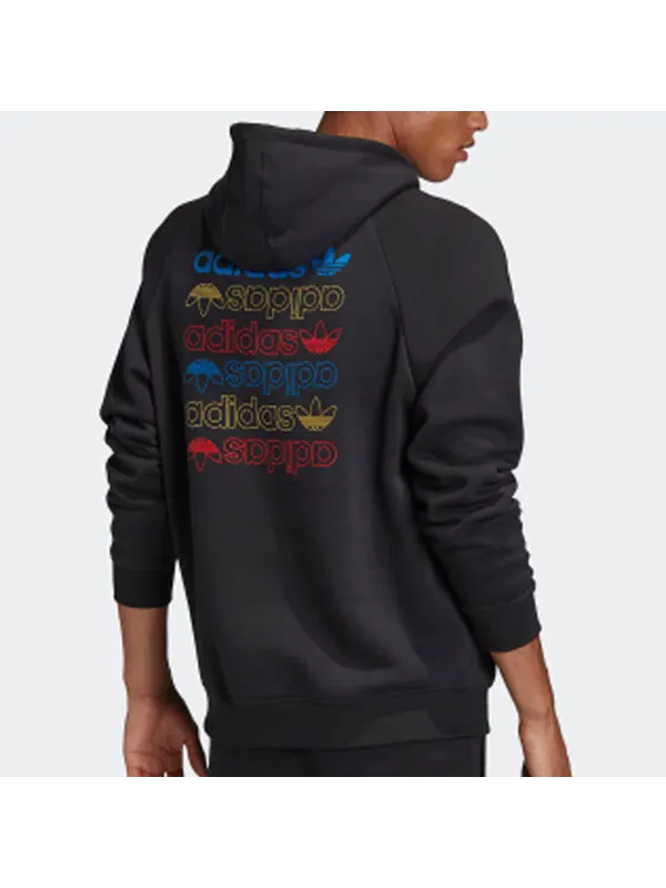 Толстовка Adidas Adicolor Hoodie '' — изображение 4 из 4, черный