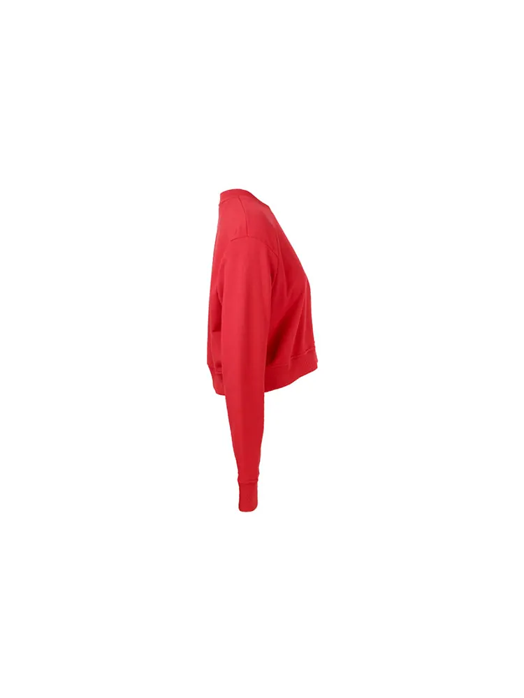 Толстовка (WMNS) FENDI SS21 Logo Printing Round-neck Swea Red — изображение 4 из 4, красный