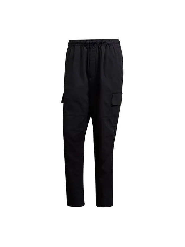 Брюки 70 twill cargo sports stylish woven long pants black Adidas — изображение 1 из 4, черный