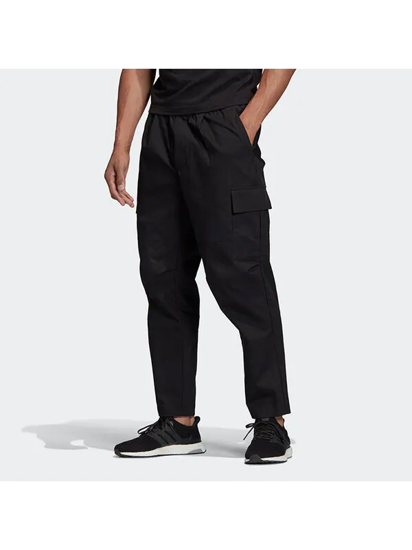 Брюки 70 twill cargo sports stylish woven long pants black Adidas — изображение 3 из 4, черный