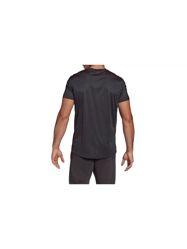 Футболка Adidas Own the Run Tee 'Black' — изображение 2 из 4, черный