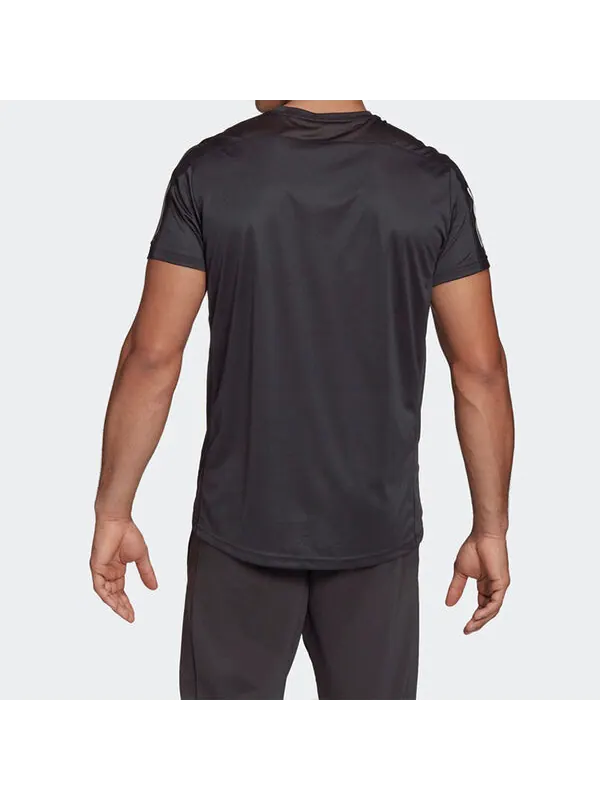 Футболка Adidas Own the Run Tee 'Black' — изображение 4 из 4, черный
