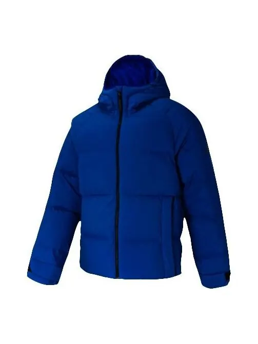 Пуховик adidas Full-length zipper Cardigan Sports Down Jacket Blue — изображение 1 из 2, синий