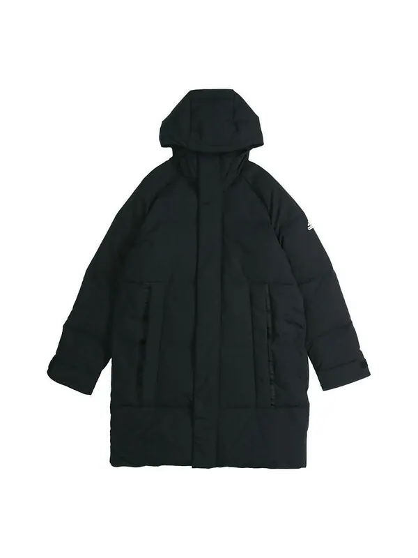 Пуховик Adidas Puffer Down Winter Coat — изображение 1 из 4, черный