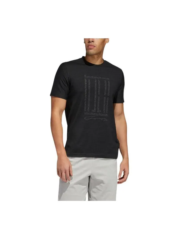 Футболка Men's adidas Martial Arts Series Solid Color Pattern Printing Sports Training Short Sleeve — изображение 1 из 4
