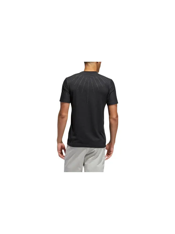 Футболка Men's adidas Martial Arts Series Solid Color Pattern Printing Sports Training Short Sleeve — изображение 2 из 4