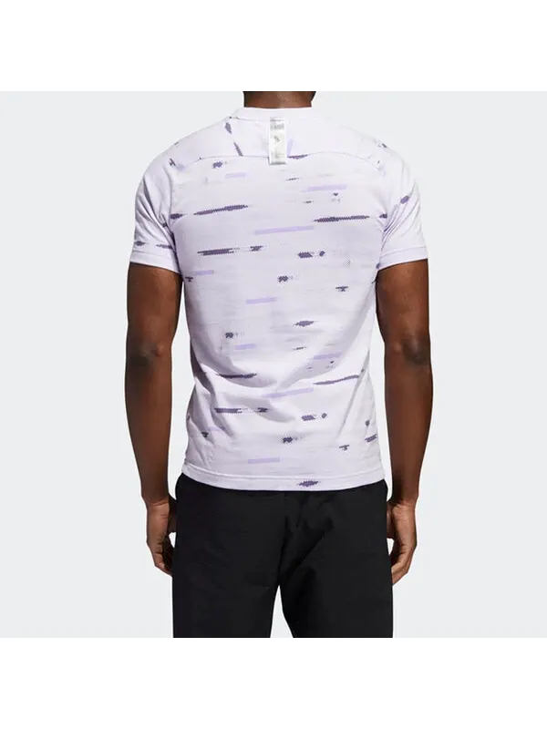 Футболка men's jaq printing short sleeve white t-shirt Adidas — изображение 4 из 4, белый
