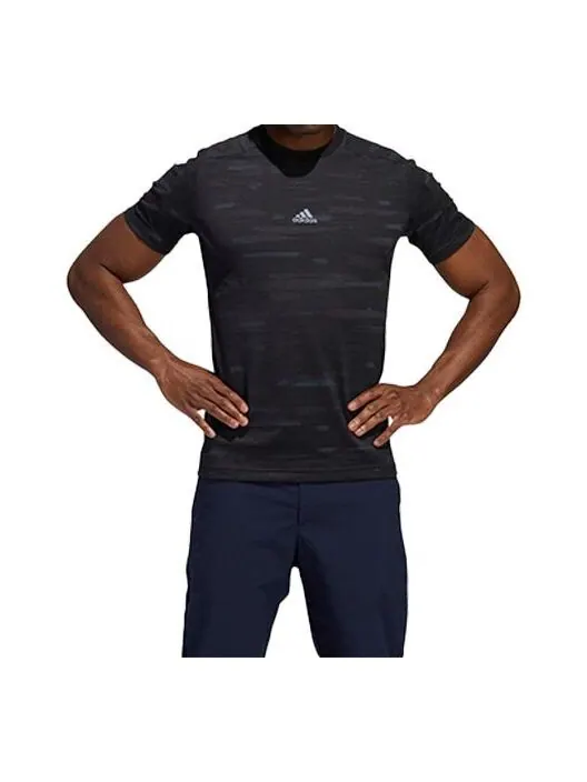 Футболка men's jaq printing short sleeve black t-shirt Adidas — изображение 1 из 4, черный