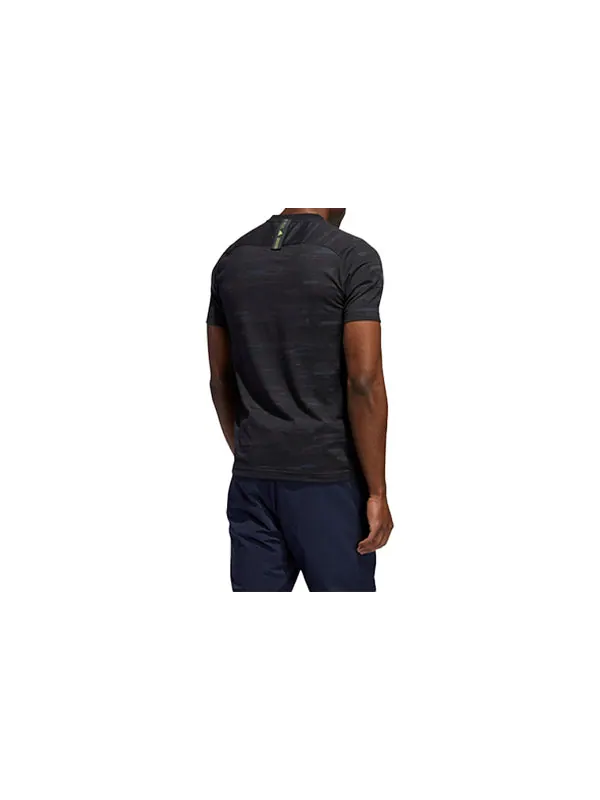 Футболка men's jaq printing short sleeve black t-shirt Adidas — изображение 2 из 4, черный