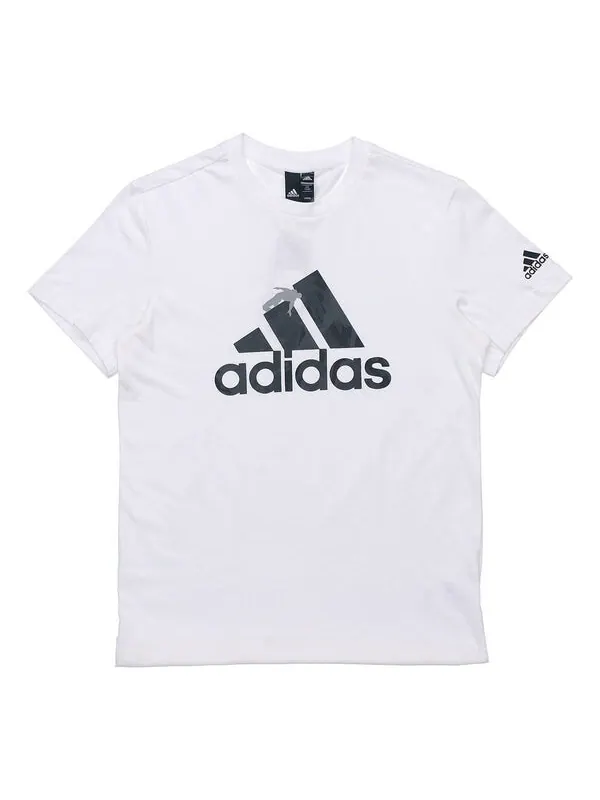 Футболка m gfx t bol inf камуфляж спортивные с коротким рукавом Adidas — изображение 1 из 4, белый